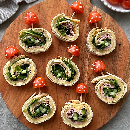 Image of Ham and Cheese Pinwheels