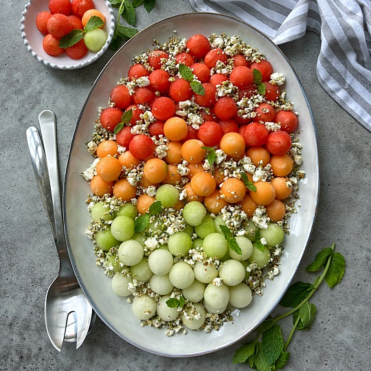 Image of Melon Feta Salad recipes