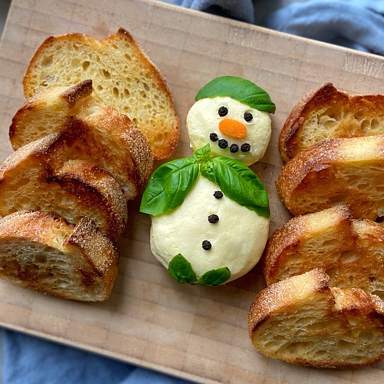 Image of Whipped Butter Snowman