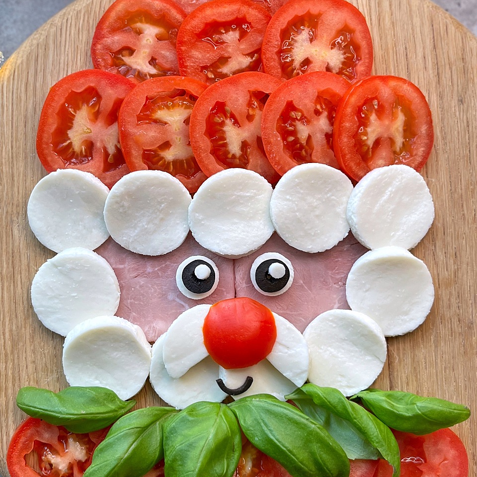 Image of Smiling Santa Caprese