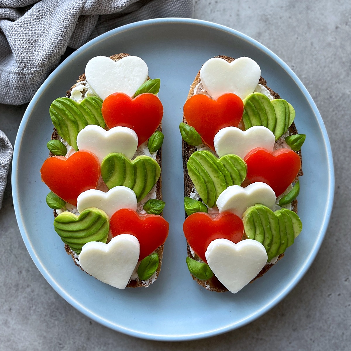 Image of Avocado Heart Toast