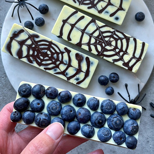 Image of Spiderweb Chocolate Bars recipe